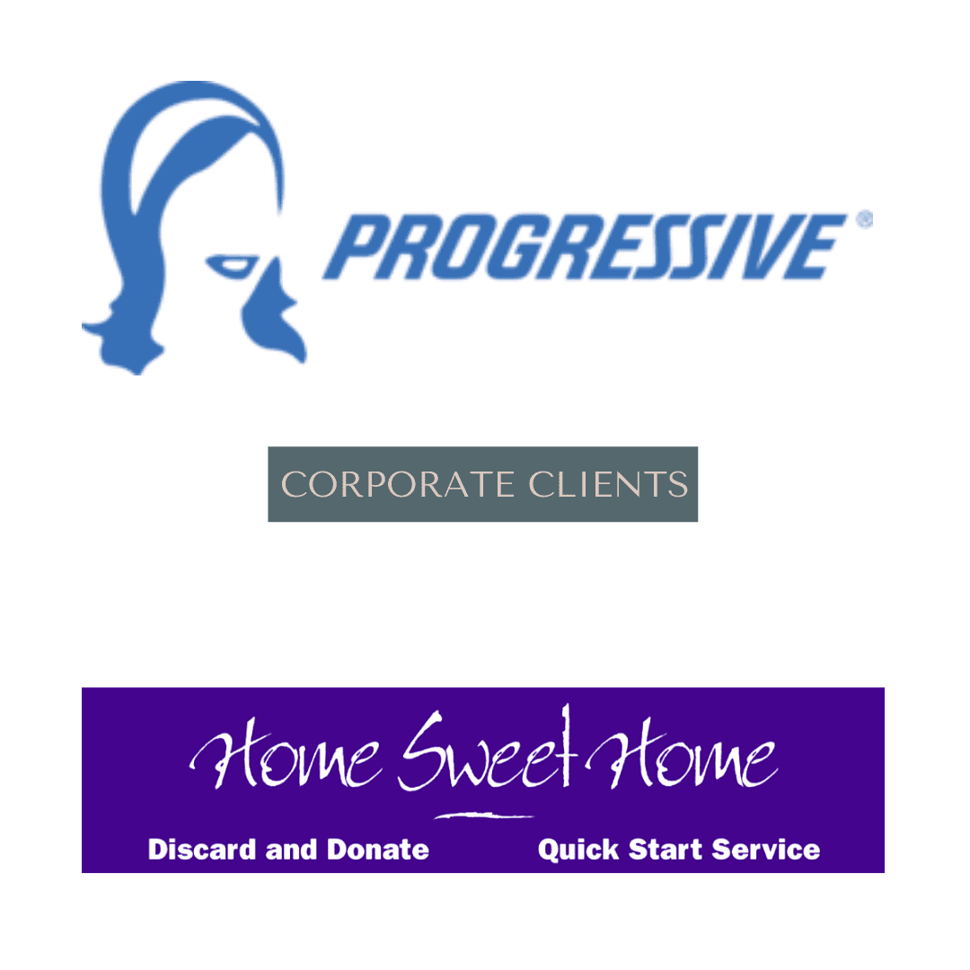 Logos for Progressive and Home Sweet Home
